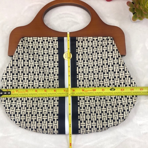 Tommy Hilfiger wooden handle purse - Picture 8 of 8
